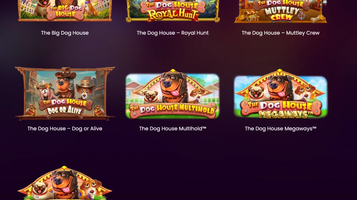 The Dog House Warianty — Pragmatic Play